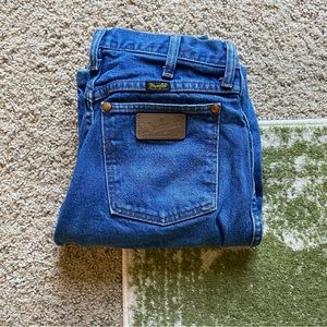 Wrangler Straight Leg Blue Jeans